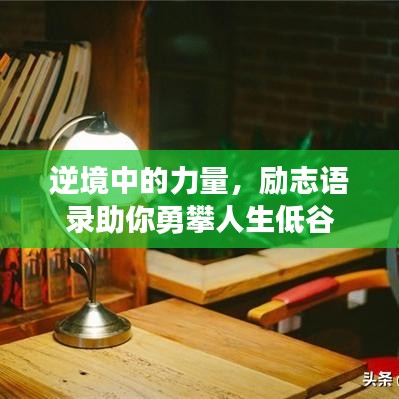 逆境中的力量，励志语录助你勇攀人生低谷