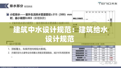 建筑中水设计规范：建筑给水设计规范 