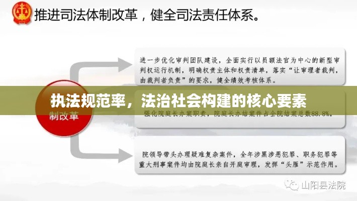 执法规范率，法治社会构建的核心要素