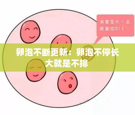 卵泡不断更新：卵泡不停长大就是不排 