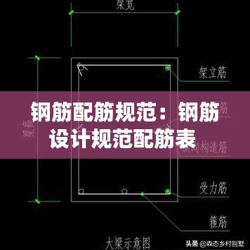 钢筋配筋规范：钢筋设计规范配筋表 