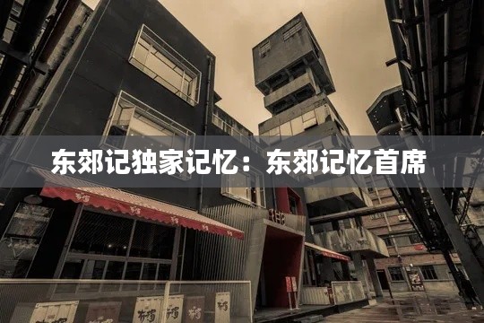 东郊记独家记忆：东郊记忆首席 