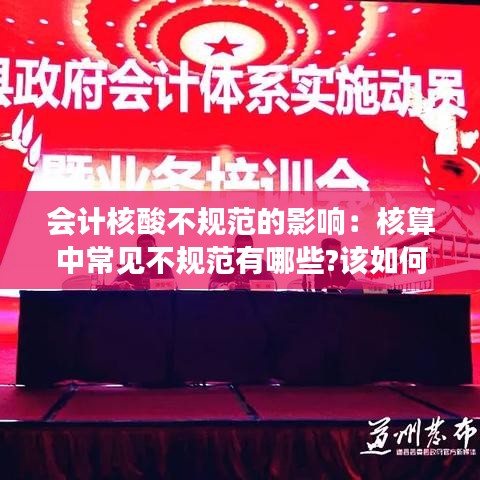 会计核酸不规范的影响：核算中常见不规范有哪些?该如何处理? 