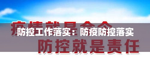 防控工作落实：防疫防控落实 