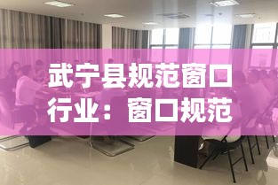 武宁县规范窗口行业：窗口规范化建设情况汇报 