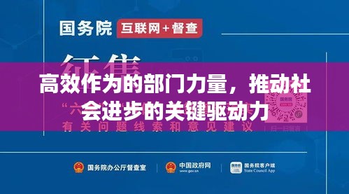 高效作为的部门力量，推动社会进步的关键驱动力