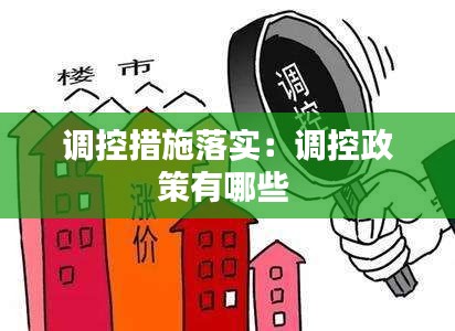 调控措施落实：调控政策有哪些 