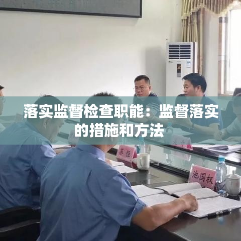落实监督检查职能：监督落实的措施和方法 