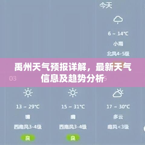 禹州天气预报详解，最新天气信息及趋势分析