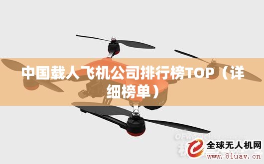中国载人飞机公司排行榜TOP（详细榜单）
