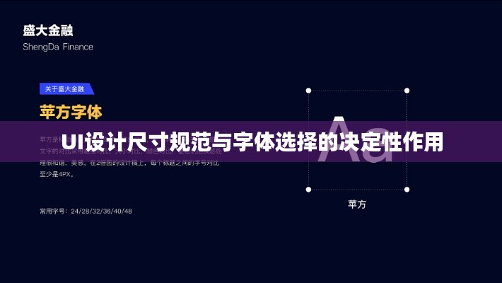 UI设计尺寸规范与字体选择的决定性作用