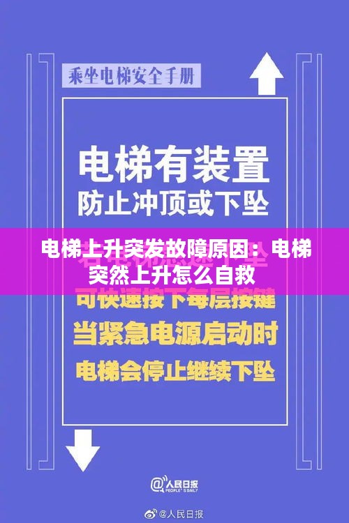 电梯上升突发故障原因：电梯突然上升怎么自救 