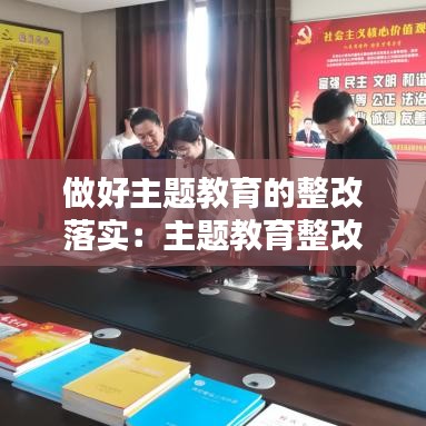 做好主题教育的整改落实：主题教育整改落实存在的问题和建议 
