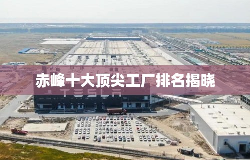赤峰十大顶尖工厂排名揭晓
