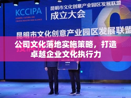 公司文化落地实施策略，打造卓越企业文化执行力
