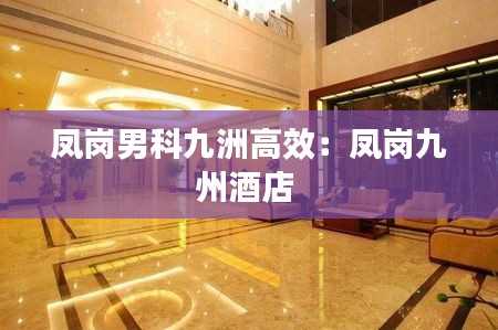 凤岗男科九洲高效：凤岗九州酒店 