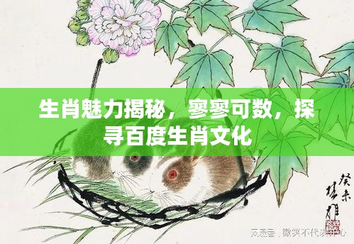 生肖魅力揭秘，寥寥可数，探寻百度生肖文化