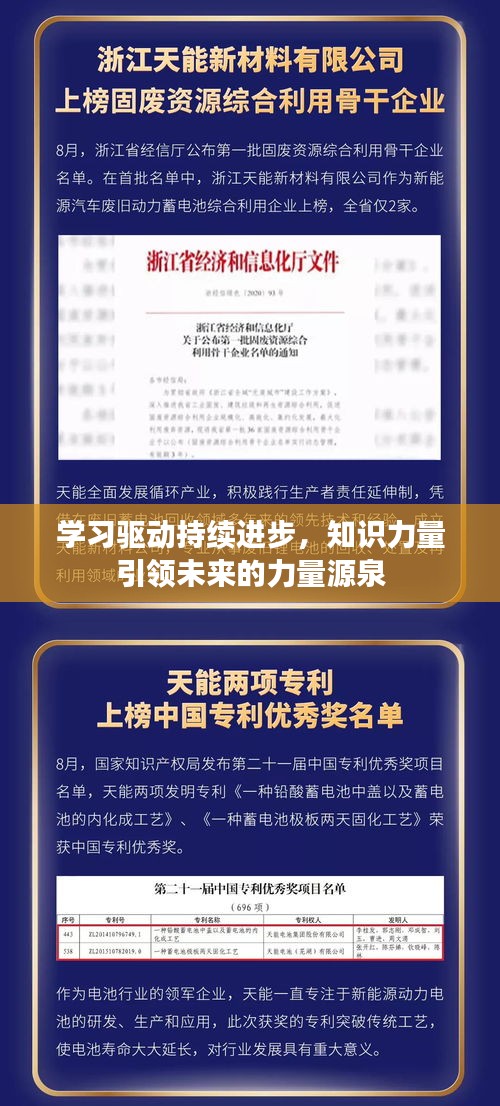 学习驱动持续进步，知识力量引领未来的力量源泉