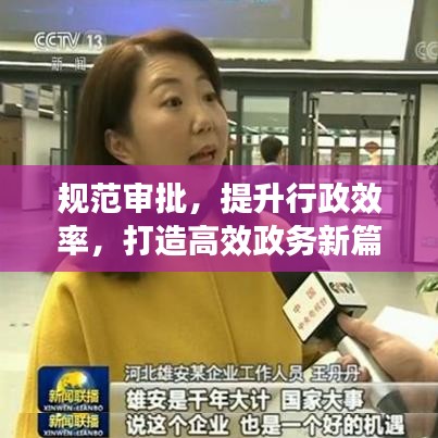 规范审批，提升行政效率，打造高效政务新篇章