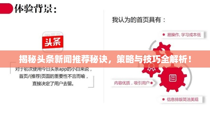 揭秘头条新闻推荐秘诀，策略与技巧全解析！