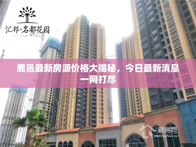 鹿邑最新房源价格大揭秘，今日最新消息一网打尽