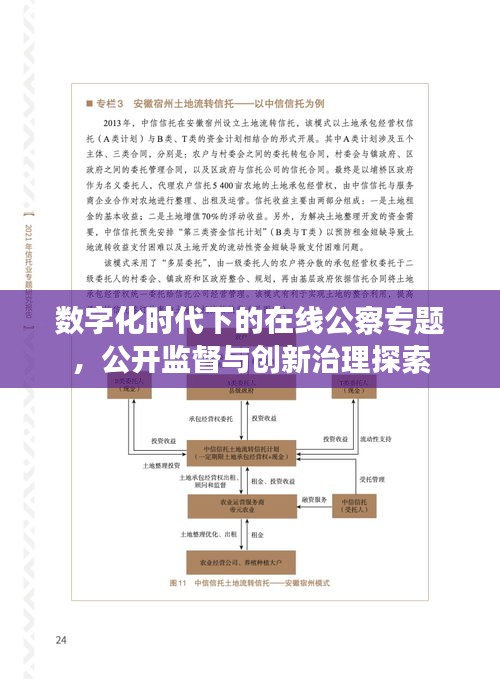 数字化时代下的在线公察专题，公开监督与创新治理探索