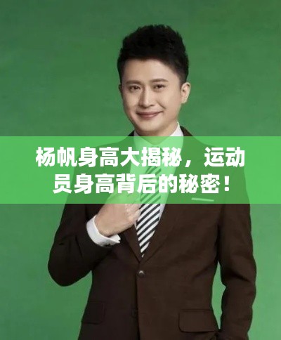 杨帆身高大揭秘，运动员身高背后的秘密！