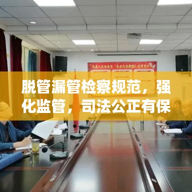 脱管漏管检察规范，强化监管，司法公正有保障