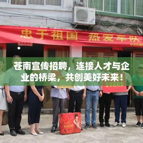苍南宣传招聘，连接人才与企业的桥梁，共创美好未来！