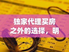 独家代理买房之外的选择，明智之举还是潜在风险？