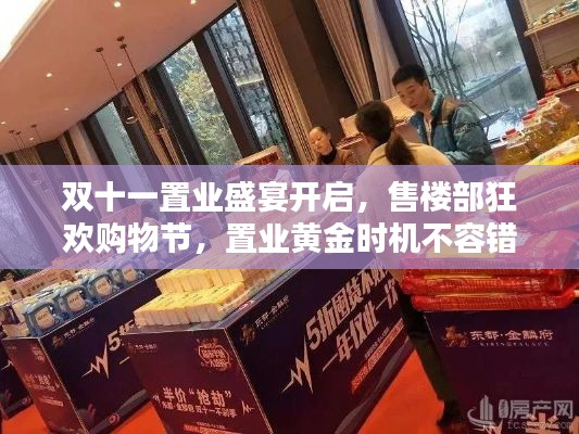 双十一置业盛宴开启，售楼部狂欢购物节，置业黄金时机不容错过