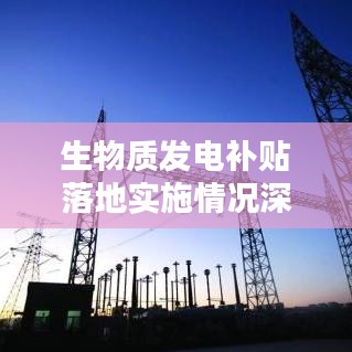 生物质发电补贴落地实施情况深度解析