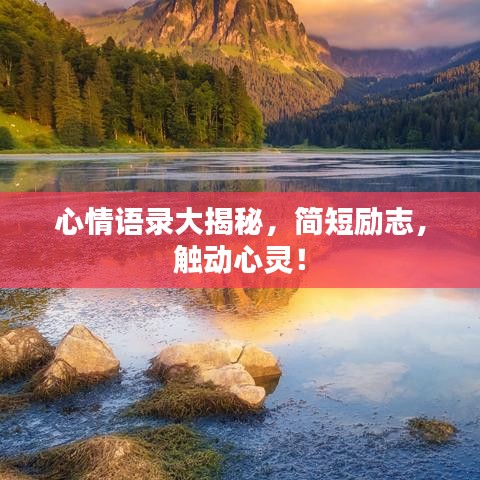 心情语录大揭秘，简短励志，触动心灵！
