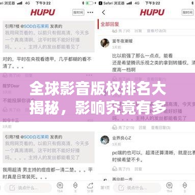 全球影音版权排名大揭秘，影响究竟有多大？