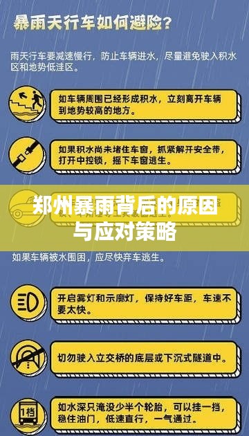 郑州暴雨背后的原因与应对策略