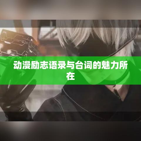 动漫励志语录与台词的魅力所在