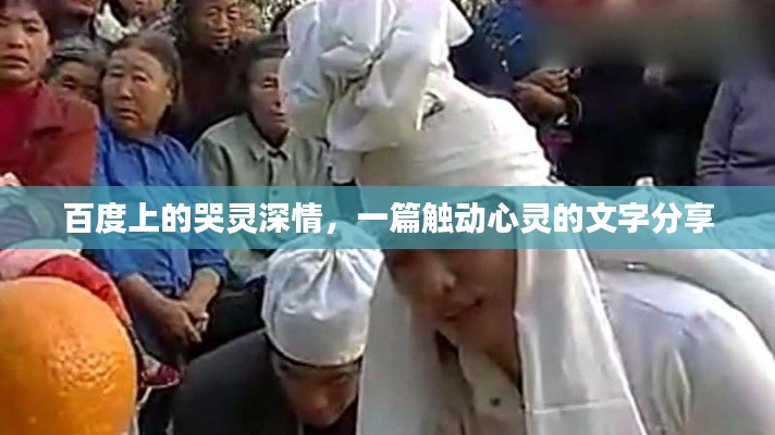 百度上的哭灵深情，一篇触动心灵的文字分享