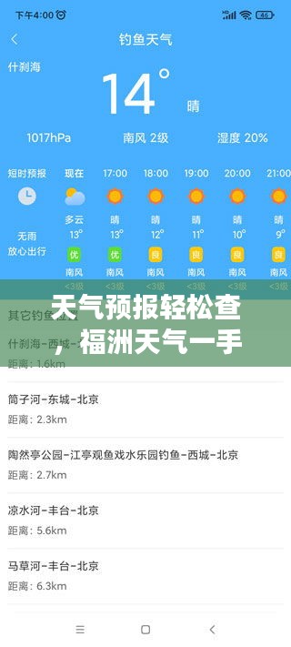 天气预报轻松查，福洲天气一手掌握