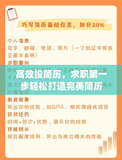 高效投简历，求职第一步轻松打造完美简历