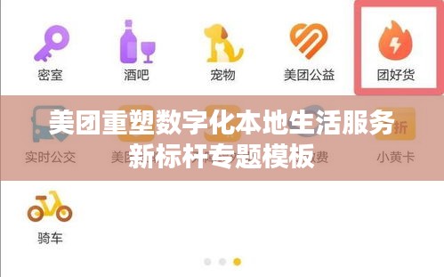 美团重塑数字化本地生活服务新标杆专题模板