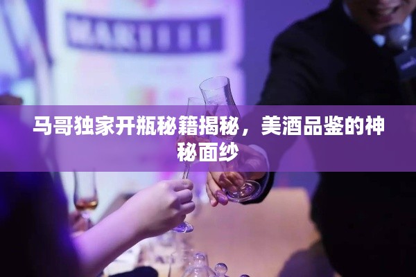 马哥独家开瓶秘籍揭秘，美酒品鉴的神秘面纱