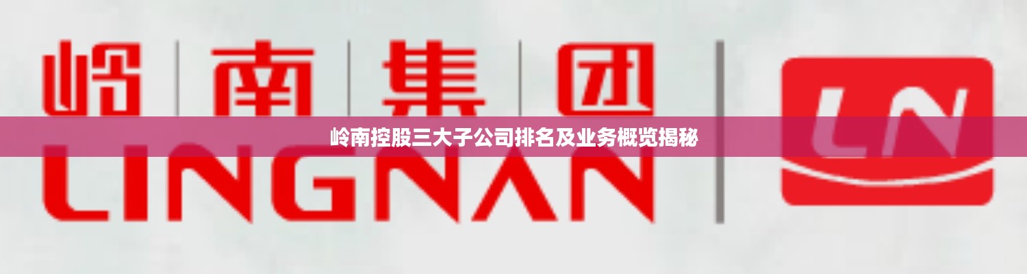 岭南控股三大子公司排名及业务概览揭秘