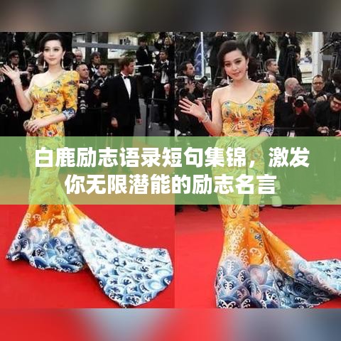 白鹿励志语录短句集锦，激发你无限潜能的励志名言