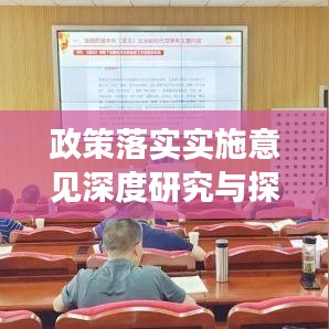 政策落实实施意见深度研究与探讨，实践指南及启示