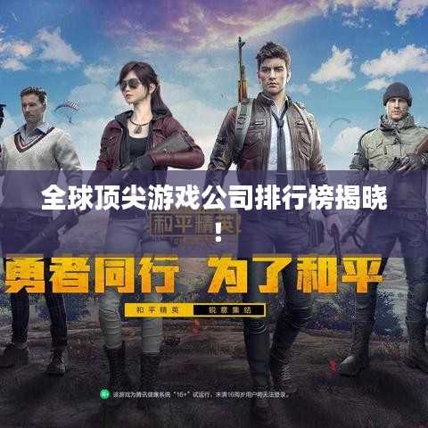 全球顶尖游戏公司排行榜揭晓！