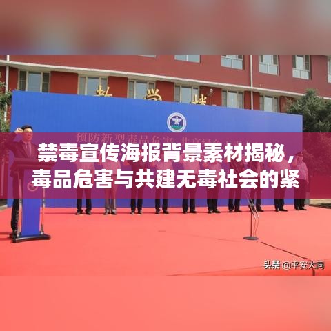 禁毒宣传海报背景素材揭秘，毒品危害与共建无毒社会的紧迫呼吁