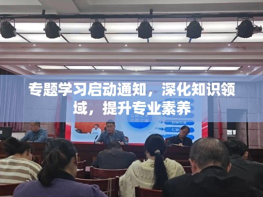 专题学习启动通知，深化知识领域，提升专业素养