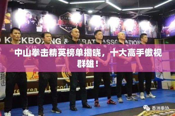 中山拳击精英榜单揭晓，十大高手傲视群雄！