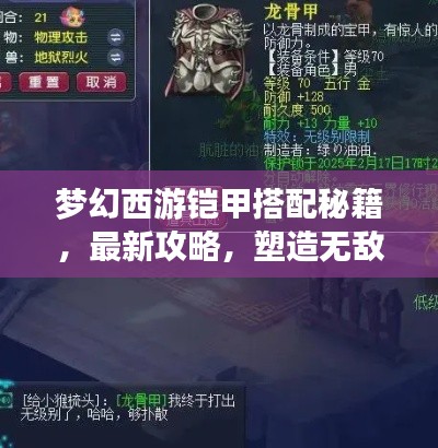 梦幻西游铠甲搭配秘籍，最新攻略，塑造无敌战士形象！