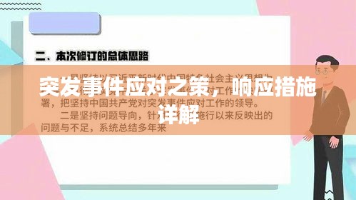 突发事件应对之策，响应措施详解